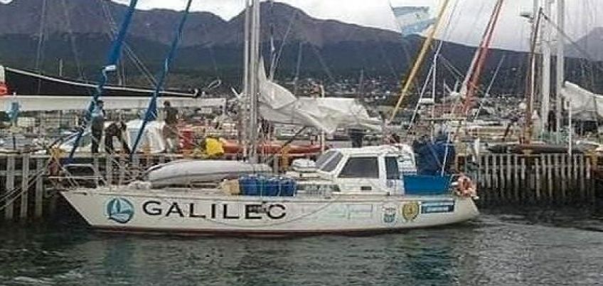 Amarró en Ushuaia un velero liderado por un ex combatiente de Malvinas luego de llegar de la Antártida