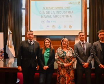 La Industria Naval Argentina conmemoró su día unida.